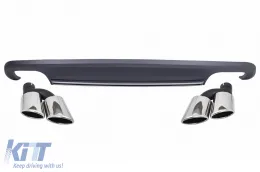 image-36-Diffusore d'aria Standard Paraurti per Audi A5 8T Sportback Facelift 12-15 S5 Look Punte della marmitta