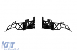 Diffusore di tipo A45 con terminali neri adatto per paraurti posteriore A Design su Mercedes A-Class W177 dopo il 2018 -oo--oo--image-6138075