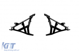 Diffusore di tipo A45 con terminali neri adatto per paraurti posteriore A Design su Mercedes A-Class W177 dopo il 2018 -oo--oo--image-6138076