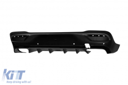 Diffusore di tipo GLE63 con terminali neri adatto per paraurti posteriore A Design su Mercedes GLE Coupe C167 dopo il 2020 -oo--oo--image-6138056