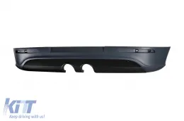Diffusore di tipo R32 adatto per paraurti posteriore per Volkswagen Golf V 2004-2008 --o-o---image-6231466