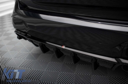 Diffusore Maxton Design adatto per paraurti posteriore M su BMW X3 F97 dopo il 2021 -oo--oo-, verniciato nero-image-6236339