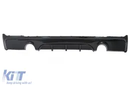 image-20-Diffusore Paraurti Doppia Uscita Scarico Singolo per BMW 2 F22 F23 2013+ Aspetto carbonio