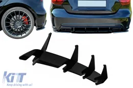 image-16-Diffusore Paraurti Estensione Splitter per Mercedes Classe A W176 A45 Hatchback 15-18