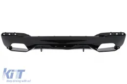 image-48-Diffusore Paraurti per BMW Serie 5 G30 G31 Limo Touring 17-19 M5 Look Nero Lucido