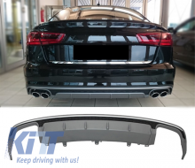 Diffusore paraurti posteriore per Audi A6 4G Facelift Limousine Avant 2015-2018 S6 Look-image-6023332