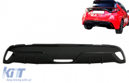 Diffusore paraurti posteriore per Toyota Yaris MK4 XP210 20+ nero lucido-image-6093185