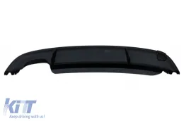 image-9-Diffusore paraurti posteriore per VW Golf 6 VI 2008-2012 solo standard Nero lucido