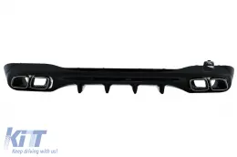 image-18-Diffusore Paraurti Scarico per Mercedes Classe C W206 S206 Sport Line 2021+ C63 Design