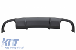 Diffusore per AUDI A4 B9 8W Berlina Avant 16-18 scarico marmitta Spoiler S4 Look-image-6055116