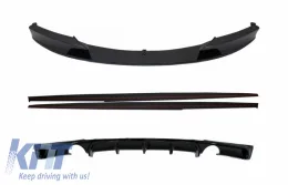 image-68-Diffusore per BMW F30 F31 11-19 M3 Look spoiler & Minigonne laterali Add-on Lip