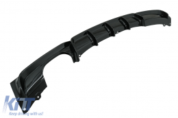 Diffusore per BMW Serie 3 F30 F31 11+ M-Performance Look Left Double Outlet-image-6028169