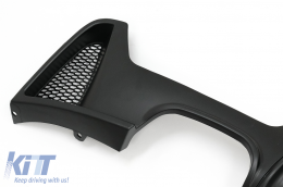 Diffusore per BMW Serie 4 F32 F33 F36 13-19 M Look Sinistro Doppia Uscita Nero-image-6085487