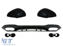 image-3-Diffusore per Mercedes A V177 Hatchback 18-22 Copertura specchietto scarico