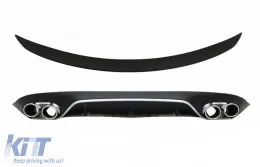 image-30-Diffusore per Mercedes C238 AMG Line 16+ E53 Look Scarico Punte Tronco Spoiler