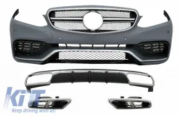 image-59-Diffusore per Mercedes E W212 Facelift 13-16 E65 Look solo Paraurti Standard