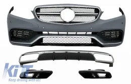 image-61-Diffusore per Mercedes E W212 Facelift 13-16 solo Paraurti standard Silenziatore