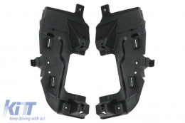Diffusore per Mercedes S C217 14-17 S63 GTR Look Cromo Silenziatore Punte Griglia Nero-image-6069725