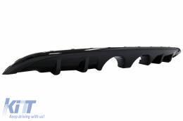 Diffusore per VW Golf 6 VI 08-12 scarico R20 Look only Standard Bumper-image-6085324