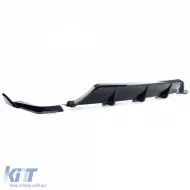 Diffusore Posteriore Look Performance Nero Lucido adatto per BMW X5 F15 13-18-image-6264146