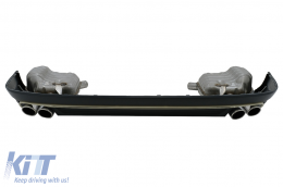 image-31-Diffusore Posteriore per Audi A8 D4 Facelift 15-17 S8 Look Scarico Suggerimenti