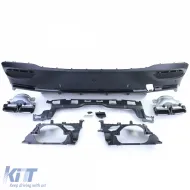 Diffusore posteriore sportivo con terminali di scarico neri adatto per Mercedes GLE Coupe C167 dal 19-image-6257617