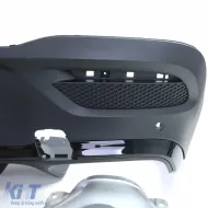 Diffusore posteriore sportivo con terminali di scarico neri adatto per Mercedes GLE Coupe C167 dal 19-image-6257623