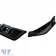 Diffusore posteriore sportivo lucido nero adatto per Ford Tourneo Transit Custom dal 2023-image-6194749