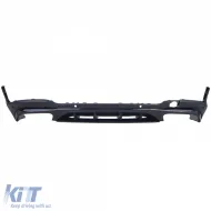 Diffusore posteriore sportivo + terminali di scarico neri adatti per Mercedes GLC X253 19-22 facelift-image-6257819