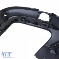 Diffusore posteriore sportivo + terminali di scarico neri adatti per Mercedes GLC X253 19-22 facelift-image-6257824