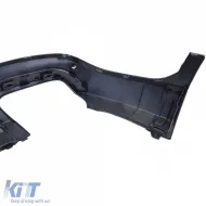 Diffusore posteriore sportivo + terminali di scarico neri adatti per Mercedes GLC X253 19-22 facelift-image-6257825