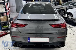 Diffusore & Punte per Mercedes CLA X118 C118 Sport Line 19+ CLA45S Look Aero Notte Pacchetto-image-6112933