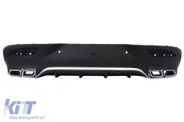 image-29-Diffusore & Punte per Mercedes GLE Coupe C292 Sport Line 15-19 Cromo GLE63 Look