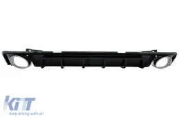 image-28-Diffusore & Scarico Punte per Audi A6 C8 4K Avant Sedan 18+ RS6 Look Nero lucido