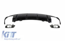 image-31-Diffusore Scarico Silenziatore per MERCEDES CLA W117 X117 13-18 Facelift CLA45 Look