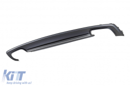 Diffusore tipo S4 con terminali cromati adatto per paraurti posteriore S-line per Audi A4 berlina 2012-2015 -oo--oo--image-6148357