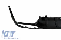 Diffúzor és kipufogóvégek Mercedes C-osztály C205 A205 14-19 modellekhez, C63S kivitel-image-6056310