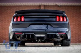 Diffúzor FORD Mustang Mk6 VI 15-17, RTR kivitel, fekete-image-6057531