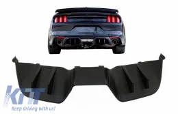 Diffúzor FORD Mustang Mk6 VI 15-17, RTR kivitel, fekete-image-6059126