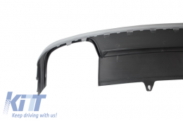 Difusor aire para AUDI A4 B8 Facelift 12-15 Escape puntas Limusina Avant S4 Look-image-6055020