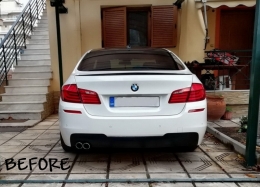 Difusor aire para BMW 5 Series F10 11-17 Sistema escape M-Technik 550i Look-image-6040940