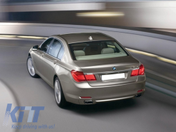 Difusor aire para BMW Serie 7 F01 08+ Puntas escape Consejos 730D 730i Estándar-image-38864
