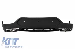 Difusor aire parachoques para Mercedes GLC Coupe C253 15-18 GLC63 Look Cromo escape-image-6055450