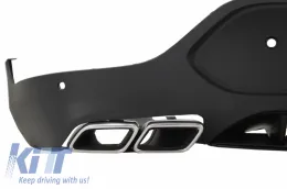 Difusor aire parachoques para Mercedes GLC Coupe C253 15-18 GLC63 Look Cromo escape-image-6055454
