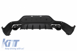 Difusor aire parachoques para Mercedes GLC Coupe C253 15-18 GLC63 Look Cromo escape-image-6055456