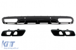 image-18-Difusor Cansada Consejos para Mercedes Clase C C205 A205 2014-2019 C63 Look Negro