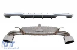 image-40-Difusor Cansada para Audi A3 8V Hatchback Sportback 16-19 S-Line Parachoque S3 Look