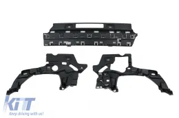 Difusor Cansada Puntas para BMW 3 G20 G28 Sedan G21 Touring 19+ M340i M Look Negro-image-6094342