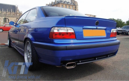Difusor cenefa alerón parachoques trasero para BMW Serie 3 E36 1992-1997 M3 Look-image-6028109