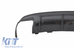 Difusor Consejos Negro para MERCEDES CLA W117 2013-2018 Facelift CLA45 Carbón Look-image-6047525